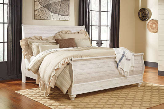 Willowton Sleigh Bed