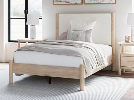 Cadmori Upholstered Panel Bed