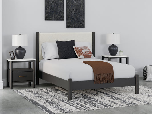 Cadmori Upholstered Panel Bed