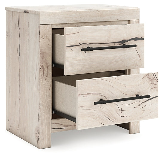 Lawroy Queen Panel Headboard with Mirrored Dresser and Nightstand