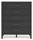 Cadmori Five Drawer Wide Chest