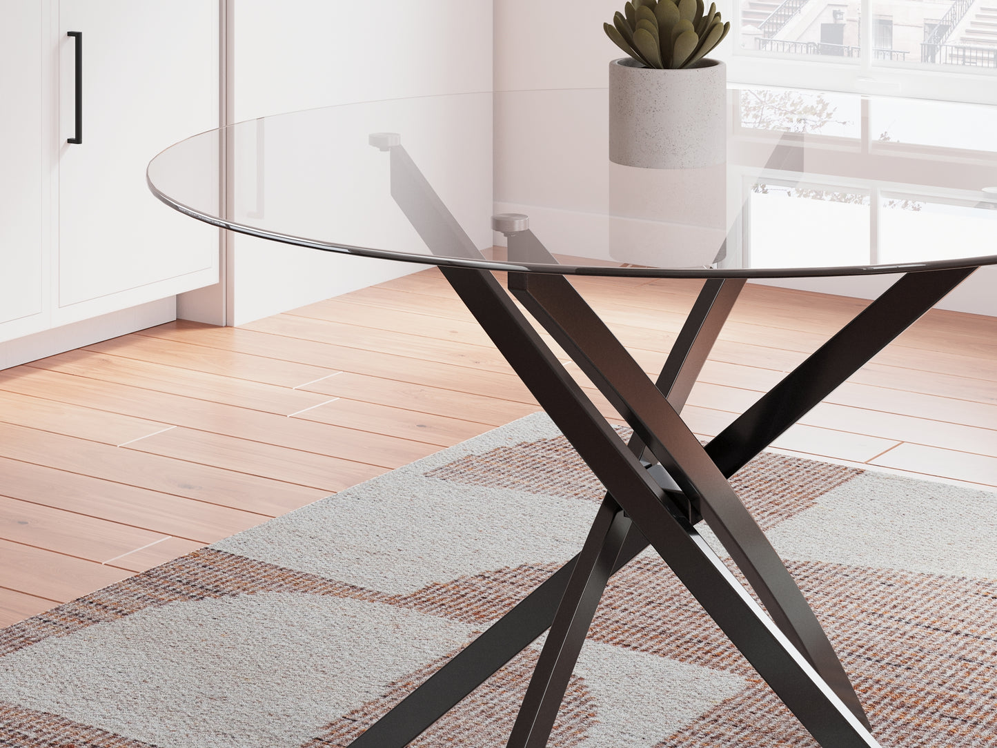 Pharwynn Dining Table and 4 Chairs