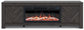 Cayboni 71" TV Stand with Electric Fireplace