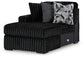 Midnight-Madness 3-Piece Sectional with Chaise