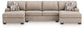 Newellen 3-Piece Sectional with Double Chaise