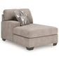 Newellen 3-Piece Sectional with Double Chaise