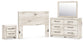 Lawroy Queen Panel Headboard with Mirrored Dresser and Nightstand