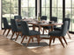 Dilenno Dining Table and 8 Chairs