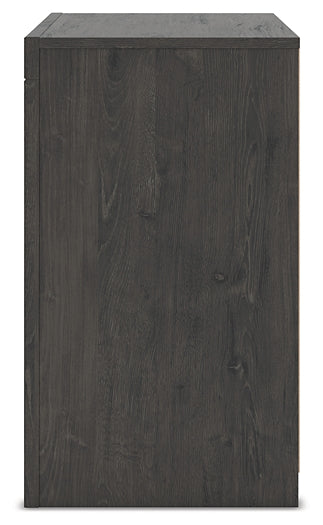 Fraluna Queen Panel Storage Bed with Mirrored Dresser, Chest and Nightstand