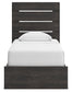 Hollivern Twin Panel Storage Bed with Mirrored Dresser and Nightstand