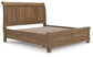 Feddinger King Storage Sleigh Bed with Mirrored Dresser and Chest
