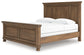 Feddinger King Panel Bed with Mirrored Dresser and Chest