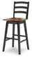 Wildenauer Tall Swivel Barstool (2/CN)