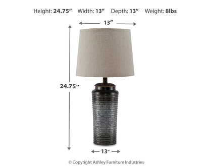 Norbert Metal Table Lamp (2/CN)