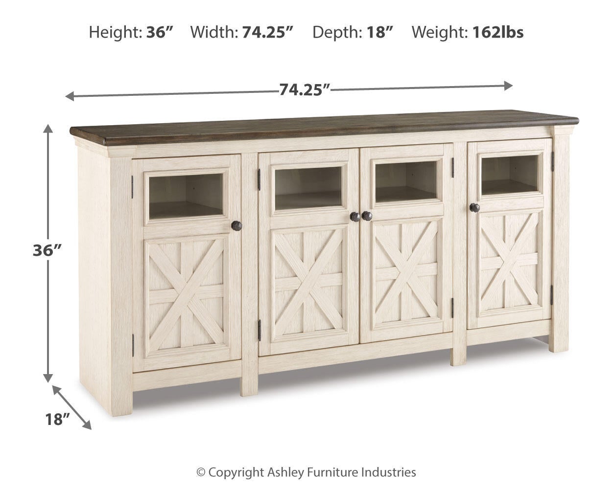 Bolanburg Extra Large TV Stand