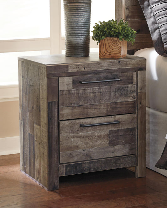 Derekson Two Drawer Night Stand