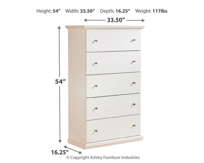 Bostwick Shoals Five Drawer Chest