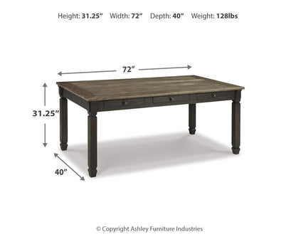 Tyler Creek Rectangular Dining Room Table