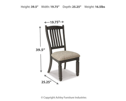 Tyler Creek Dining UPH Side Chair (2/CN)