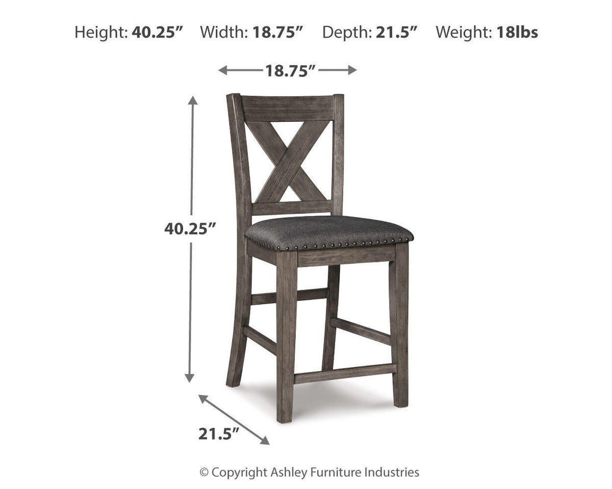 Caitbrook Upholstered Barstool (2/CN)