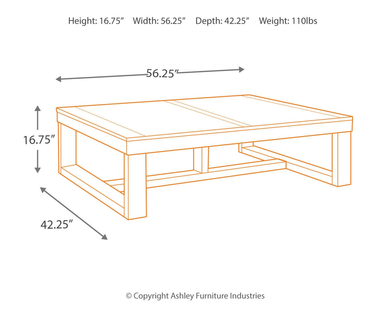 Watson Rectangular Cocktail Table