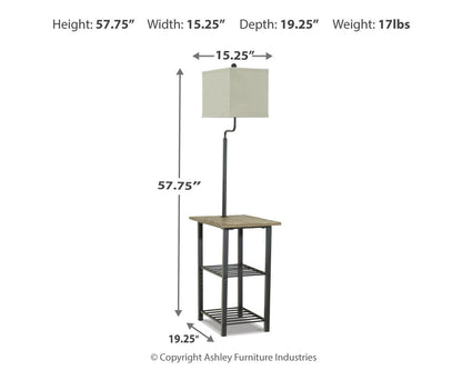 Shianne Metal Tray Lamp (1/CN)