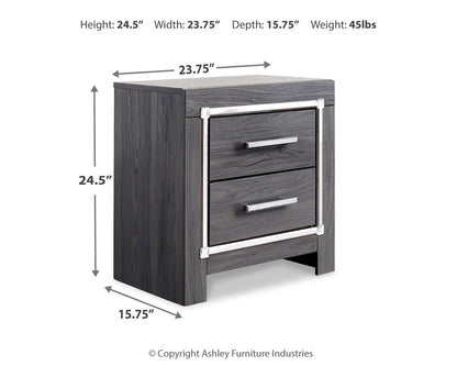 Lodanna Two Drawer Night Stand