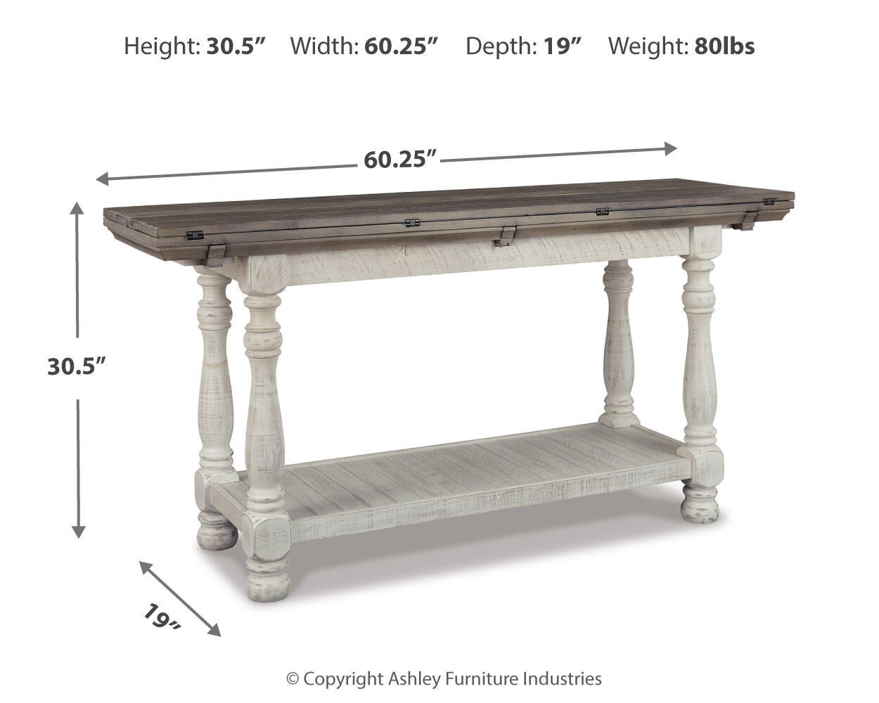 Havalance Flip Top Sofa Table