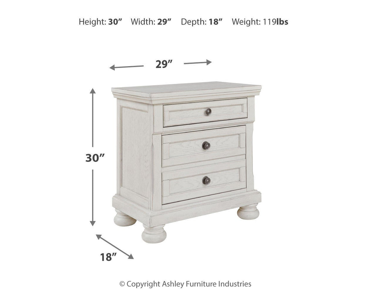 Robbinsdale Two Drawer Night Stand