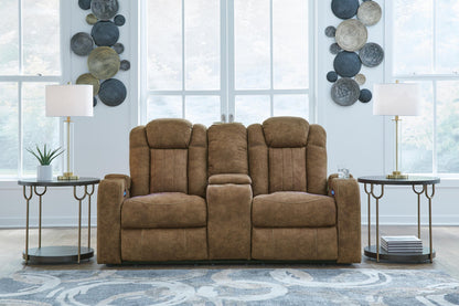 Wolfridge PWR REC Loveseat/CON/ADJ HDRST