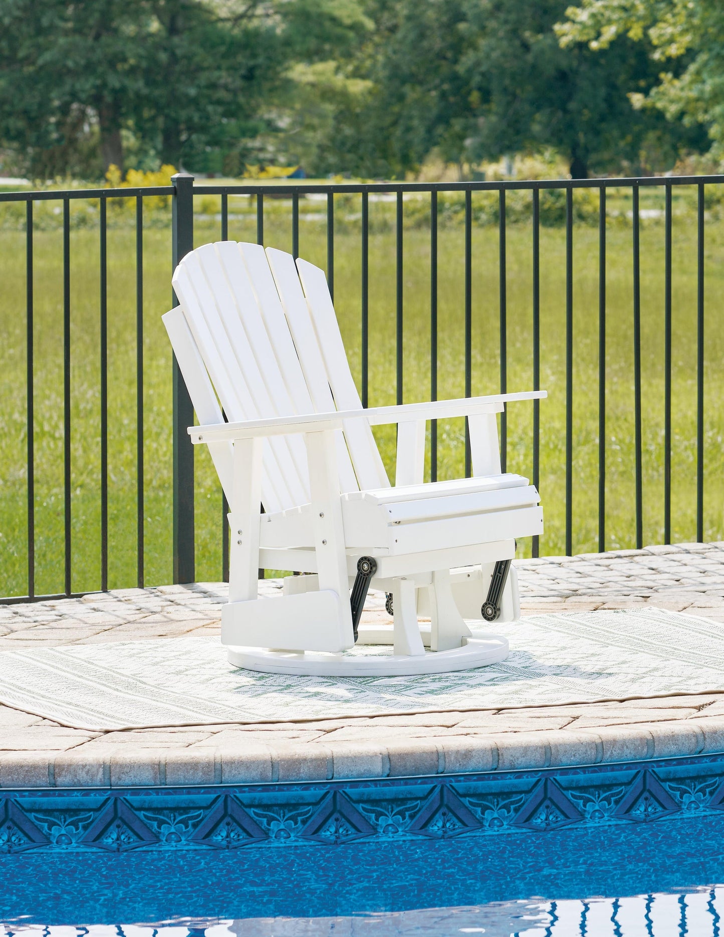 Hyland Wave Swivel Glider Chair