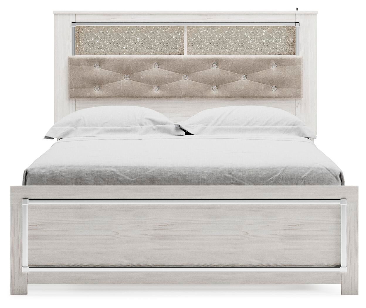 Altyra Queen Panel Bookcase Bed