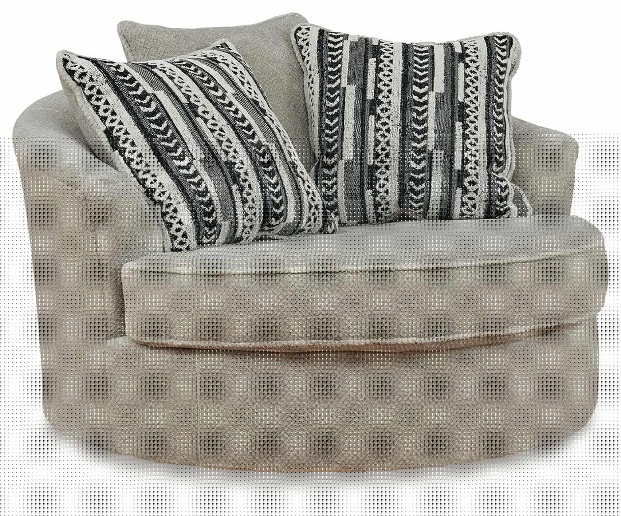 Calnita Oversized Swivel Accent Chair