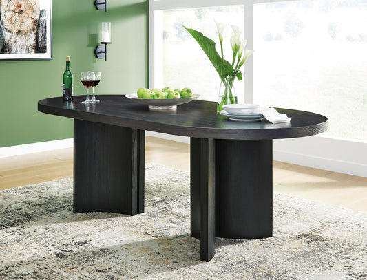 Rowanbeck Oval Dining Room Table
