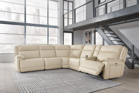 Double Deal 6-Piece Power Reclining Sectional