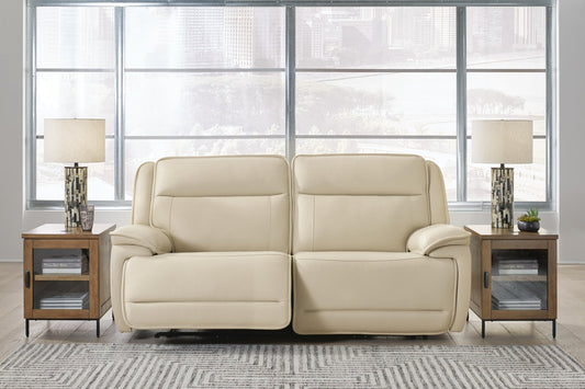 Double Deal 2-Piece Power Reclining Loveseat Sectional