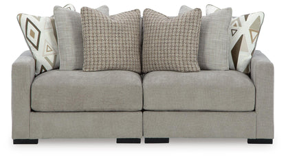 Aslan Court 2-Piece Loveseat Sectional