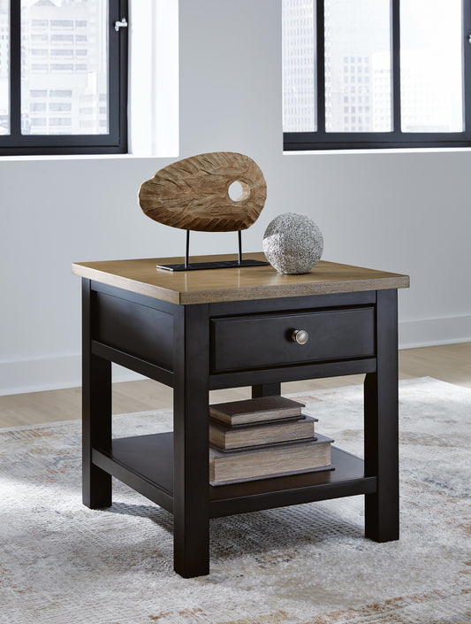 Drazmine Rectangular End Table