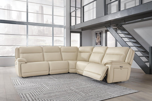 Double Deal 5-Piece Power Reclining Sectional