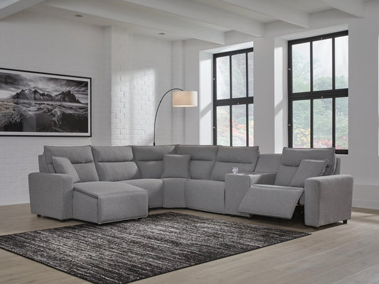 Modmax II 6-Piece Power Reclining Sectional with Chaise and Console