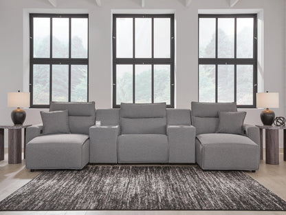 Modmax II 5-Piece Power Reclining Sectional with Chaise and Consoles