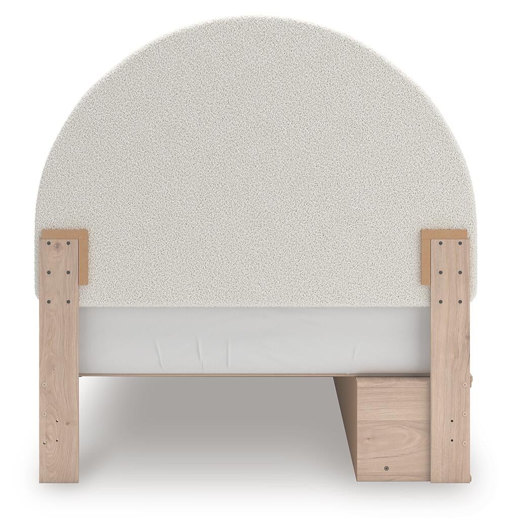 Arloster Full Upholstered Panel Bed with Storage