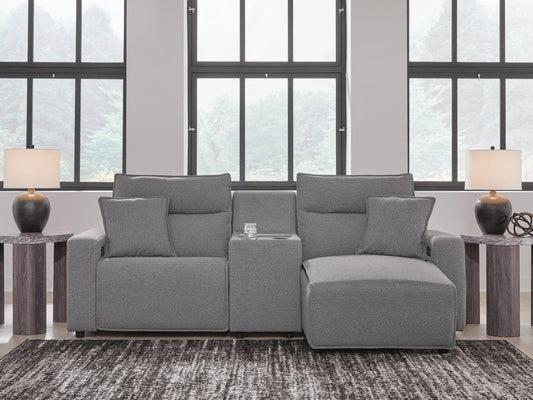 Modmax II 3-Piece Power Reclining Sectional with Chaise and Console