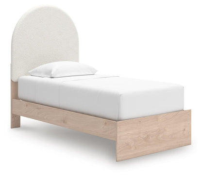 Arloster Twin Upholstered Panel Bed