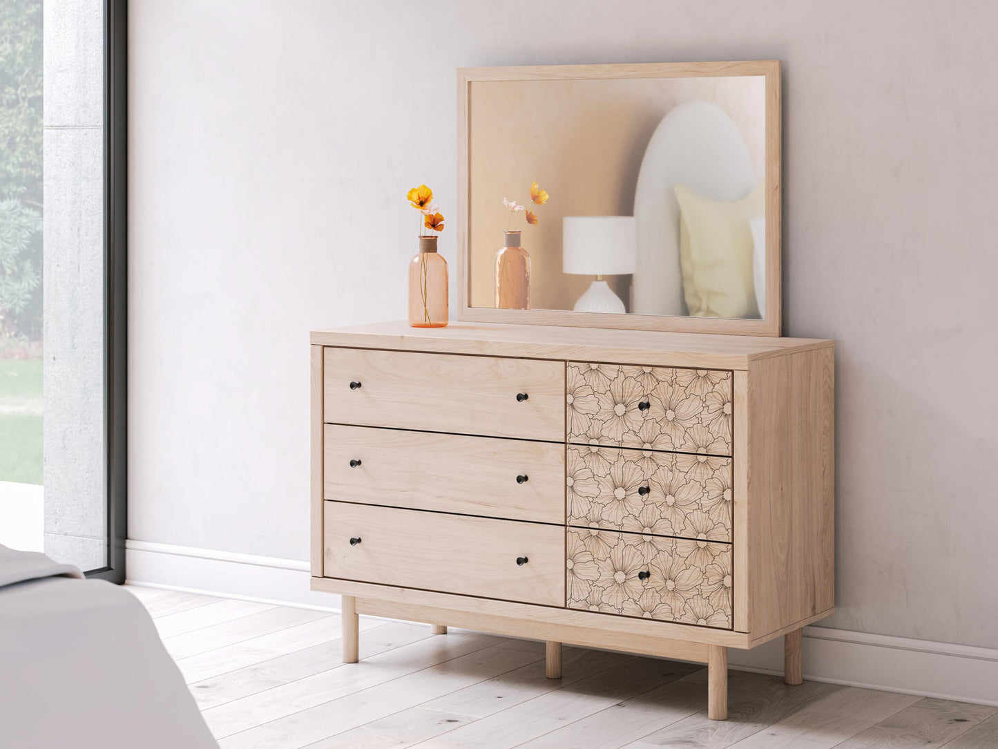 Arloster Dresser and Mirror