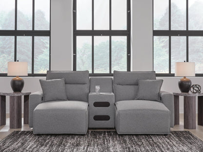 Modmax II 3-Piece Power Reclining Sectional with Chaise and Audio Console