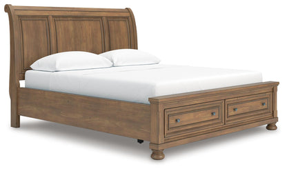 Feddinger California King Storage Sleigh Bed