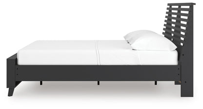 Danziar Full Slat Panel Bed