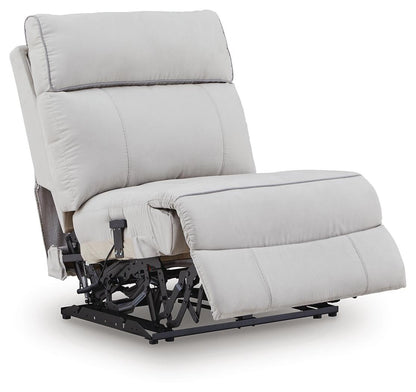 Social Pointe 5-Piece Reclining Sectional with Storage Consoles