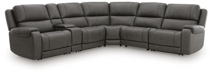 5Z - Pittson 6-Piece Power Reclining Sectional